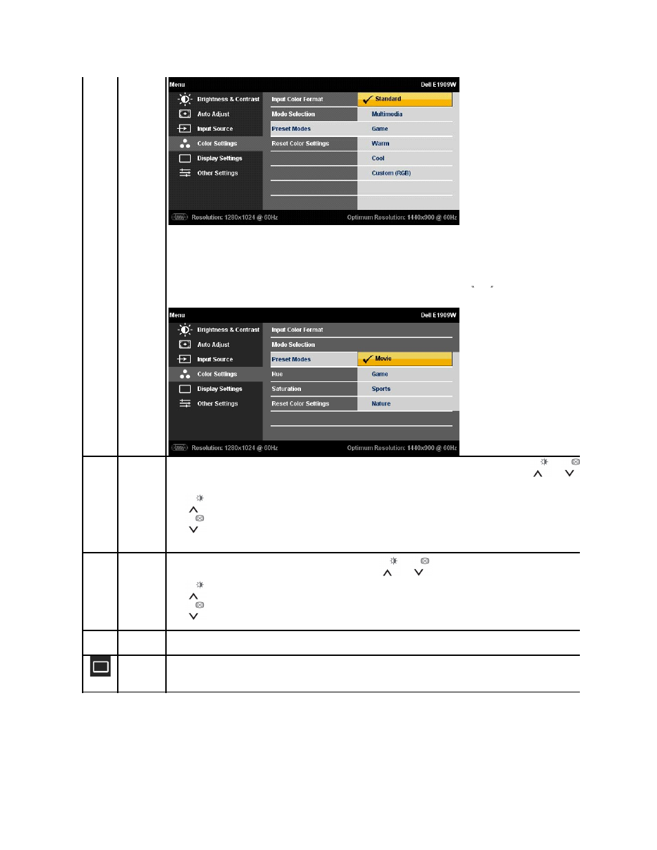 Dell E1909Wb Monitor User Manual | Page 17 / 30