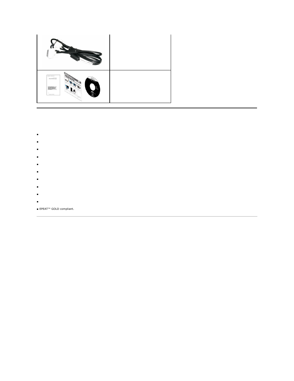 Product features, Identifying parts and controls, Front view | Dell E1909Wb Monitor User Manual | Page 3 / 30