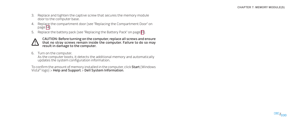 Dell Alienware M17x (Mid 2009) User Manual | Page 30 / 104