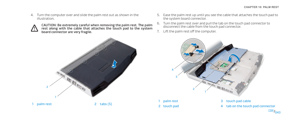 Dell Alienware M17x (Mid 2009) User Manual | Page 43 / 104