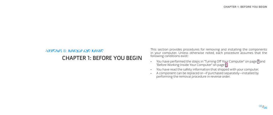 Chapter 1: before you begin | Dell Alienware M17x (Mid 2009) User Manual | Page 6 / 104