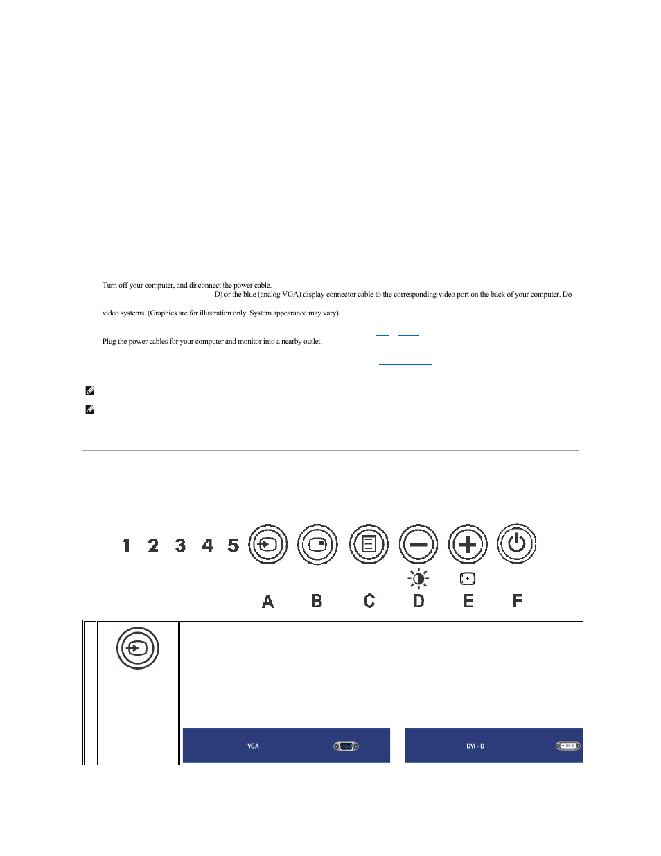 Using the front panel buttons | Dell 2707WFP Monitor User Manual | Page 31 / 48