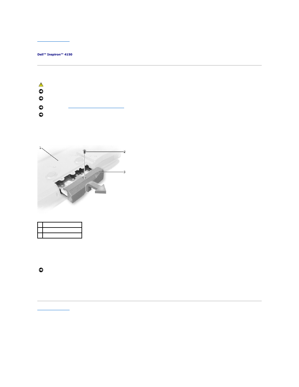 Hard drive, Removing the hard drive, Replacing the hard drive | Dell Inspiron 4150 User Manual | Page 22 / 71