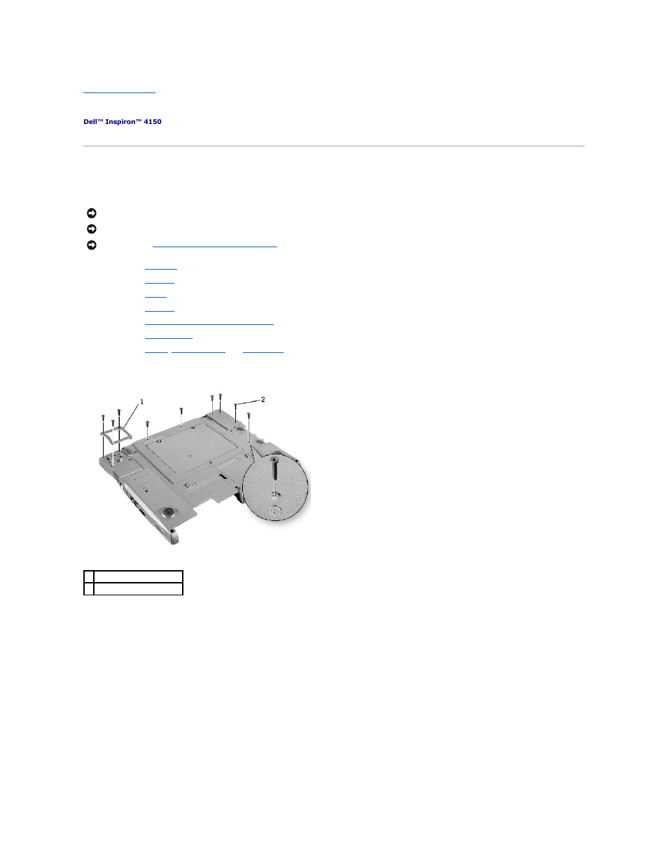 System board, Removing the system board | Dell Inspiron 4150 User Manual | Page 57 / 71