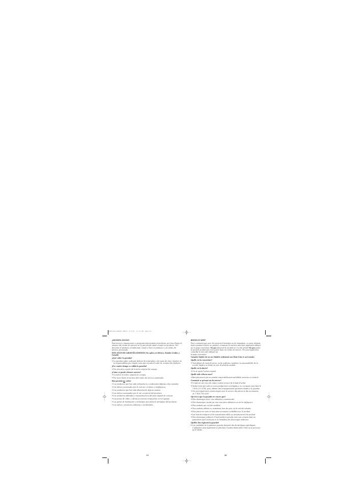 Black & Decker HS800 User Manual | Page 11 / 13
