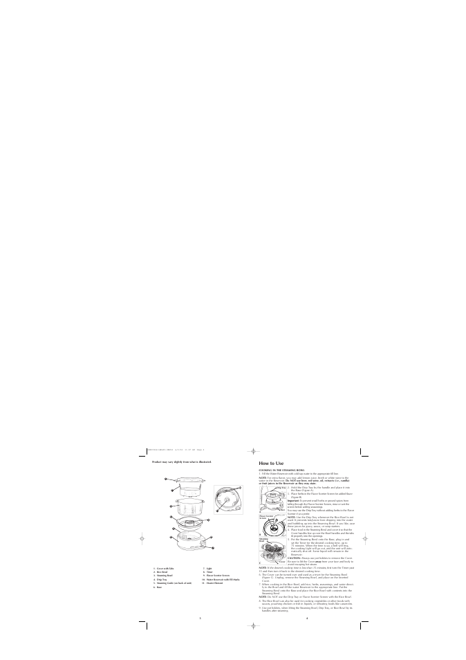 How to use | Black & Decker HS800 User Manual | Page 3 / 13