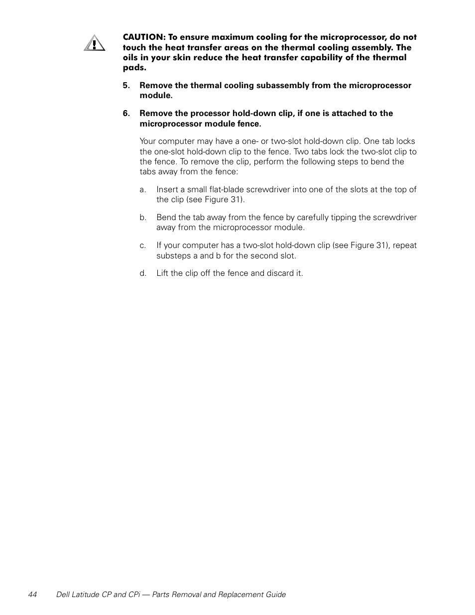 Dell Latitude Cpi User Manual | Page 50 / 58