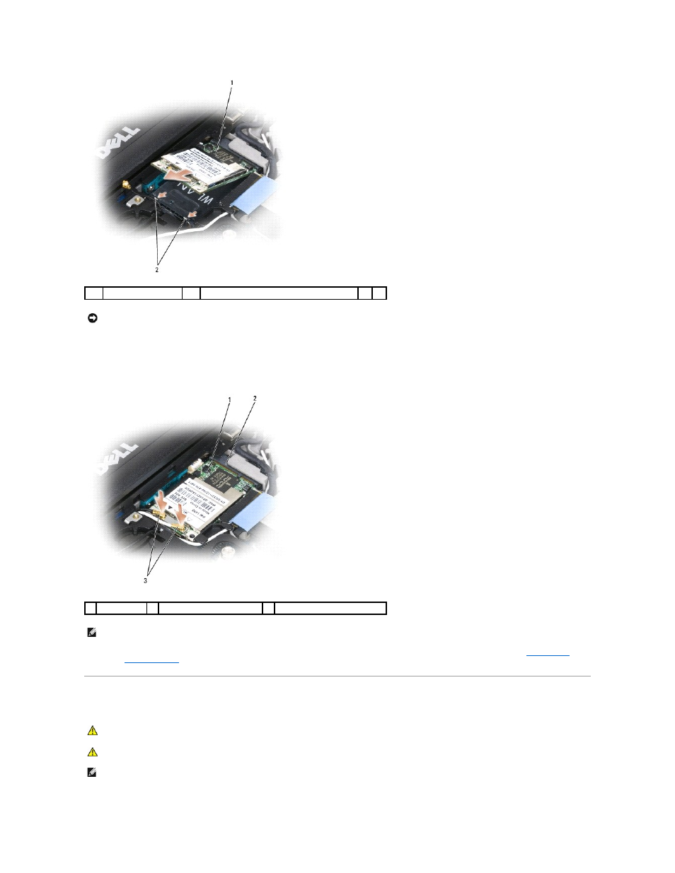 Mobile broadband network (wwan) card, Step 5 | Dell Latitude D631 (Early 2009) User Manual | Page 26 / 43