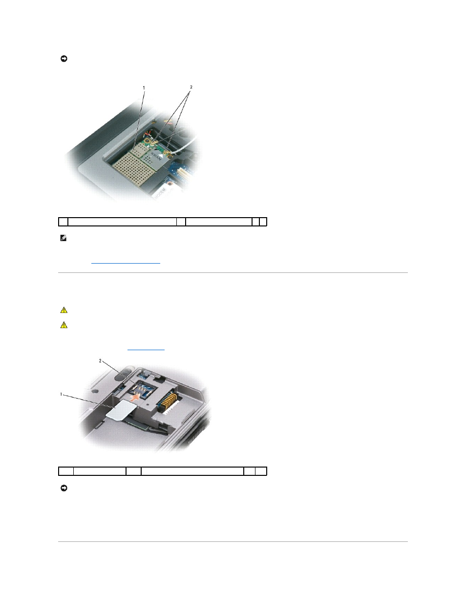 Subscriber identity module (sim) card | Dell Latitude D631 (Early 2009) User Manual | Page 28 / 43