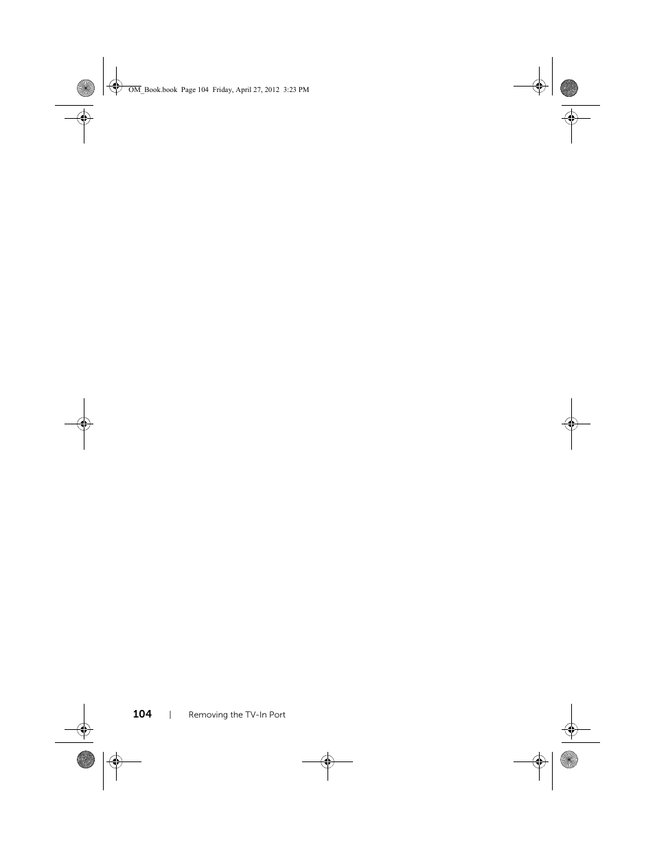 Dell XPS One 2710 (Mid 2012) User Manual | Page 104 / 166