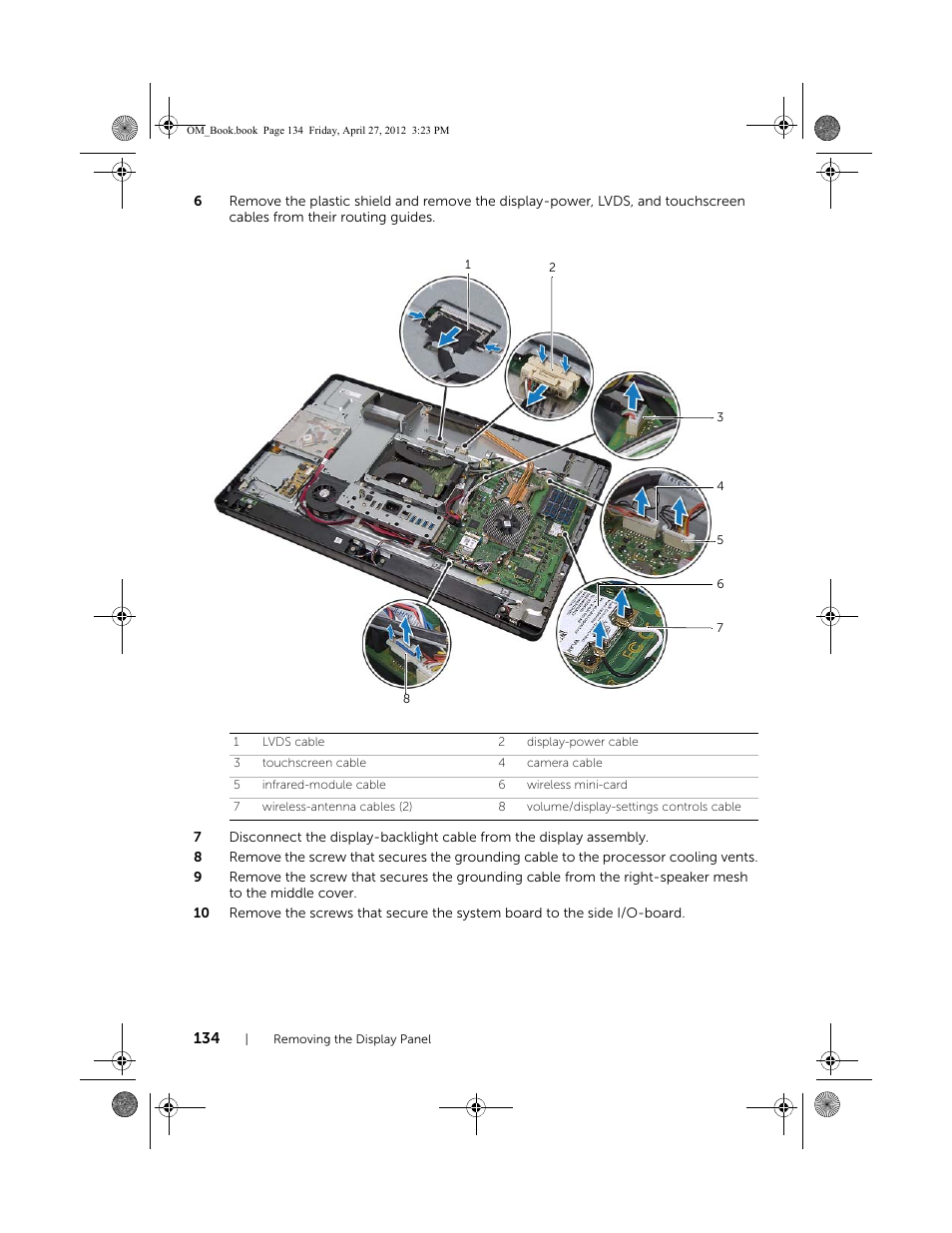 Dell XPS One 2710 (Mid 2012) User Manual | Page 134 / 166