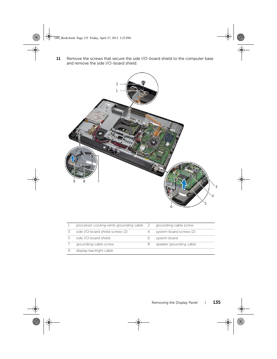 Dell XPS One 2710 (Mid 2012) User Manual | Page 135 / 166