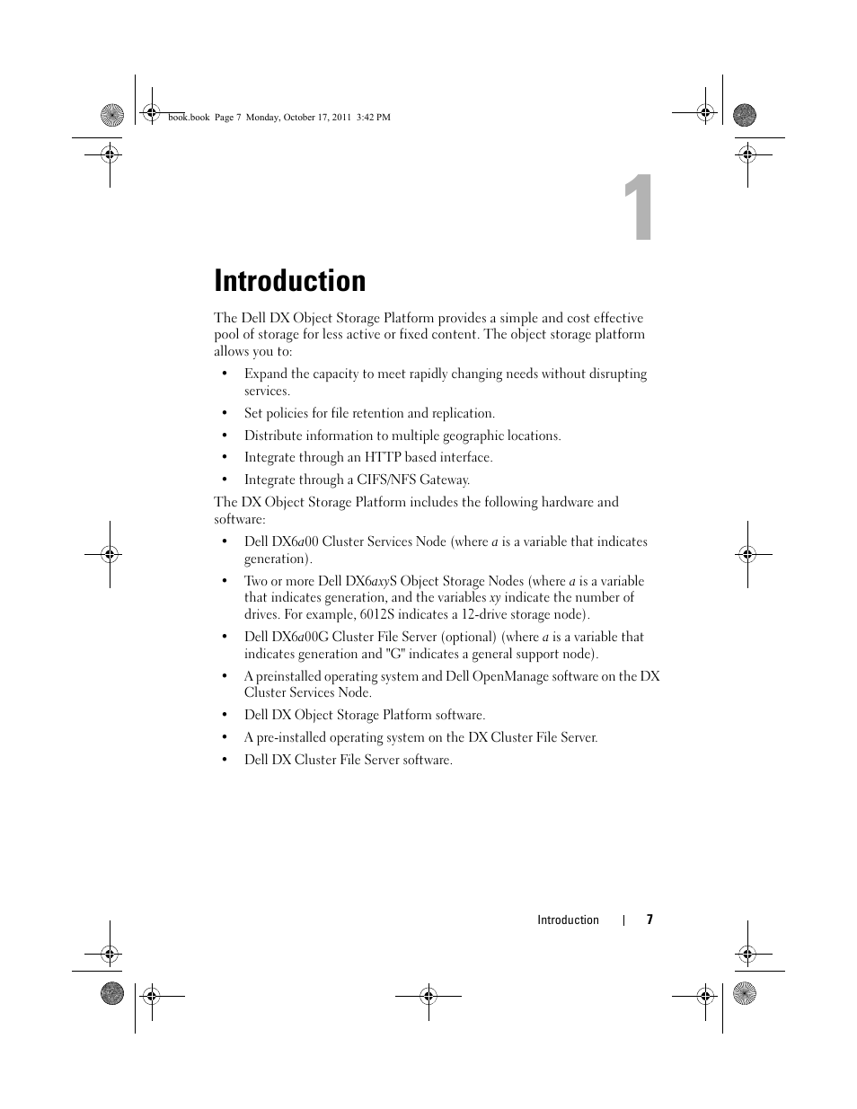 Introduction | Dell DX6004S User Manual | Page 7 / 50