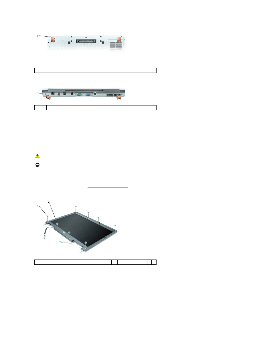 Removing the display bezel | Dell Latitude D830 (Early 2007) User Manual | Page 17 / 45