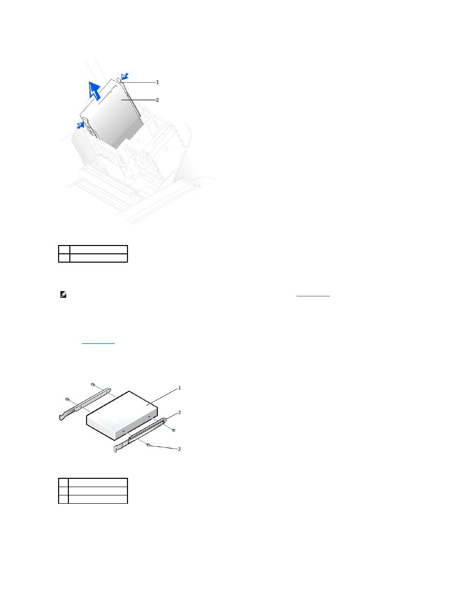 Installing a cd/dvd drive | Dell Precision 450 User Manual | Page 119 / 158