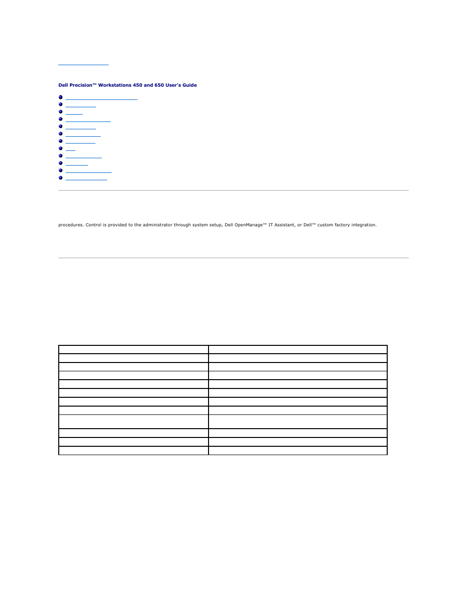 Advanced features, Legacyselect technology control, Manageability | Alert standard format, Dell openmanage it assistant, Dell openmanage client instrumentation | Dell Precision 450 User Manual | Page 12 / 158