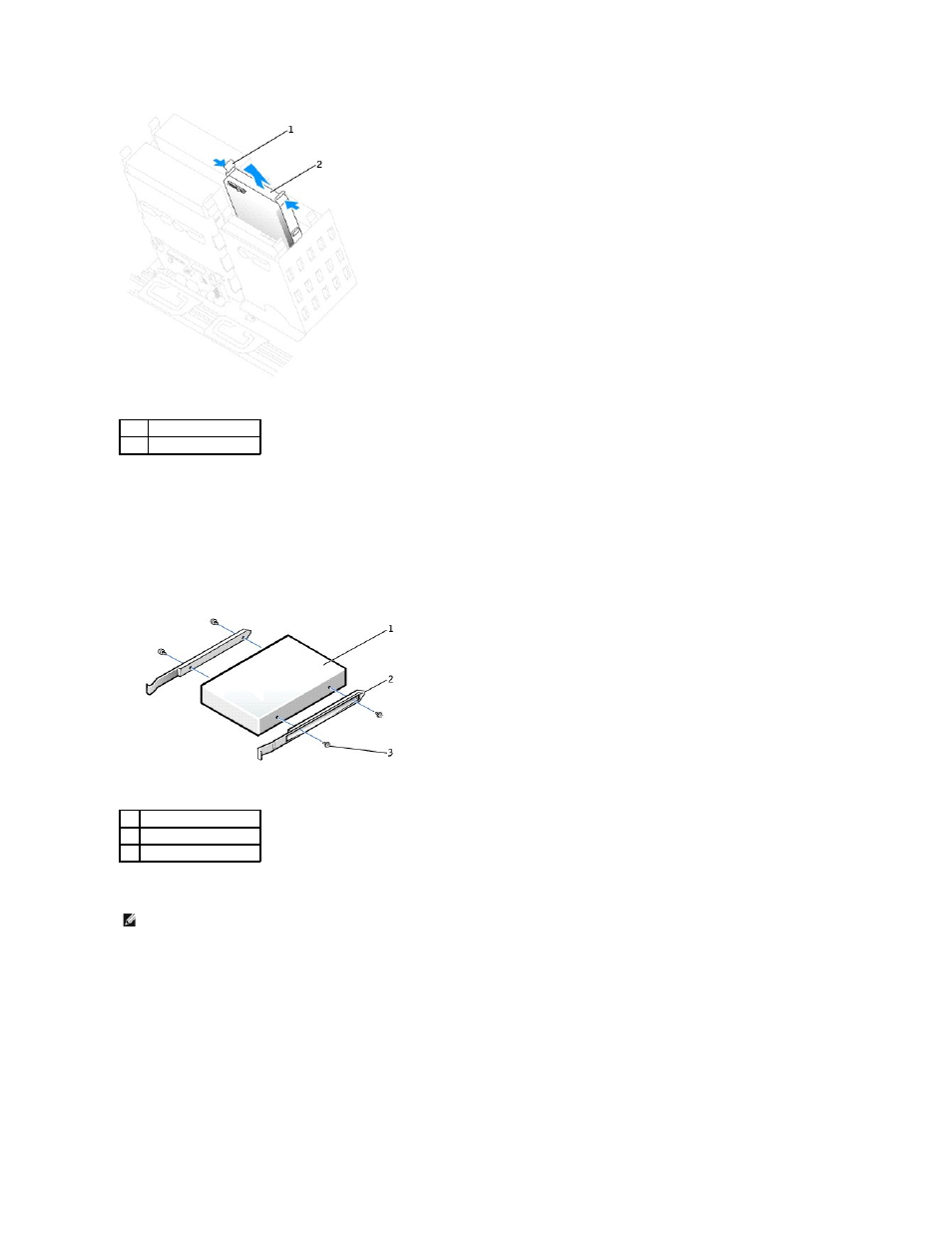 Installing a hard drive | Dell Precision 450 User Manual | Page 57 / 158