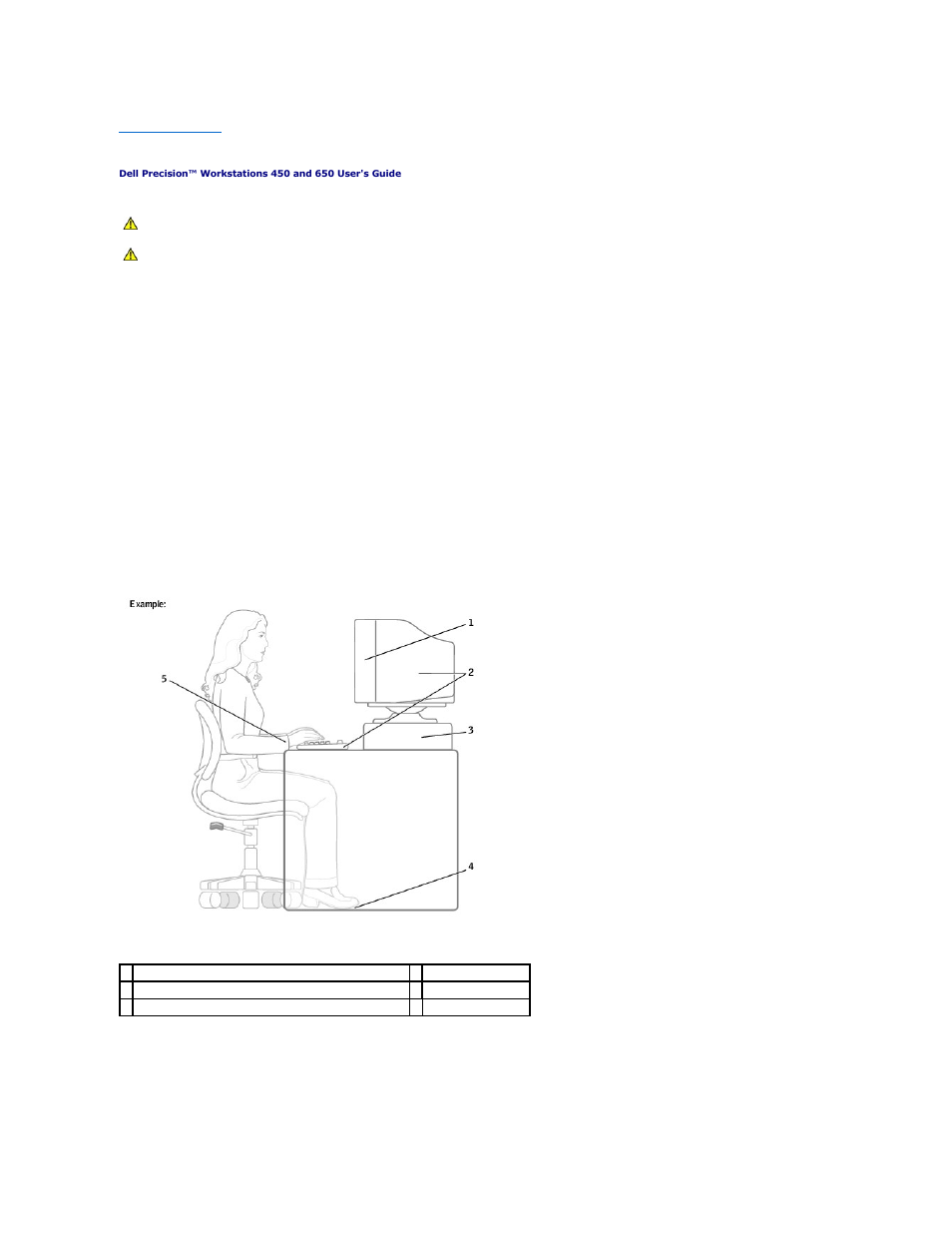 Ergonomic computing habits | Dell Precision 450 User Manual | Page 78 / 158