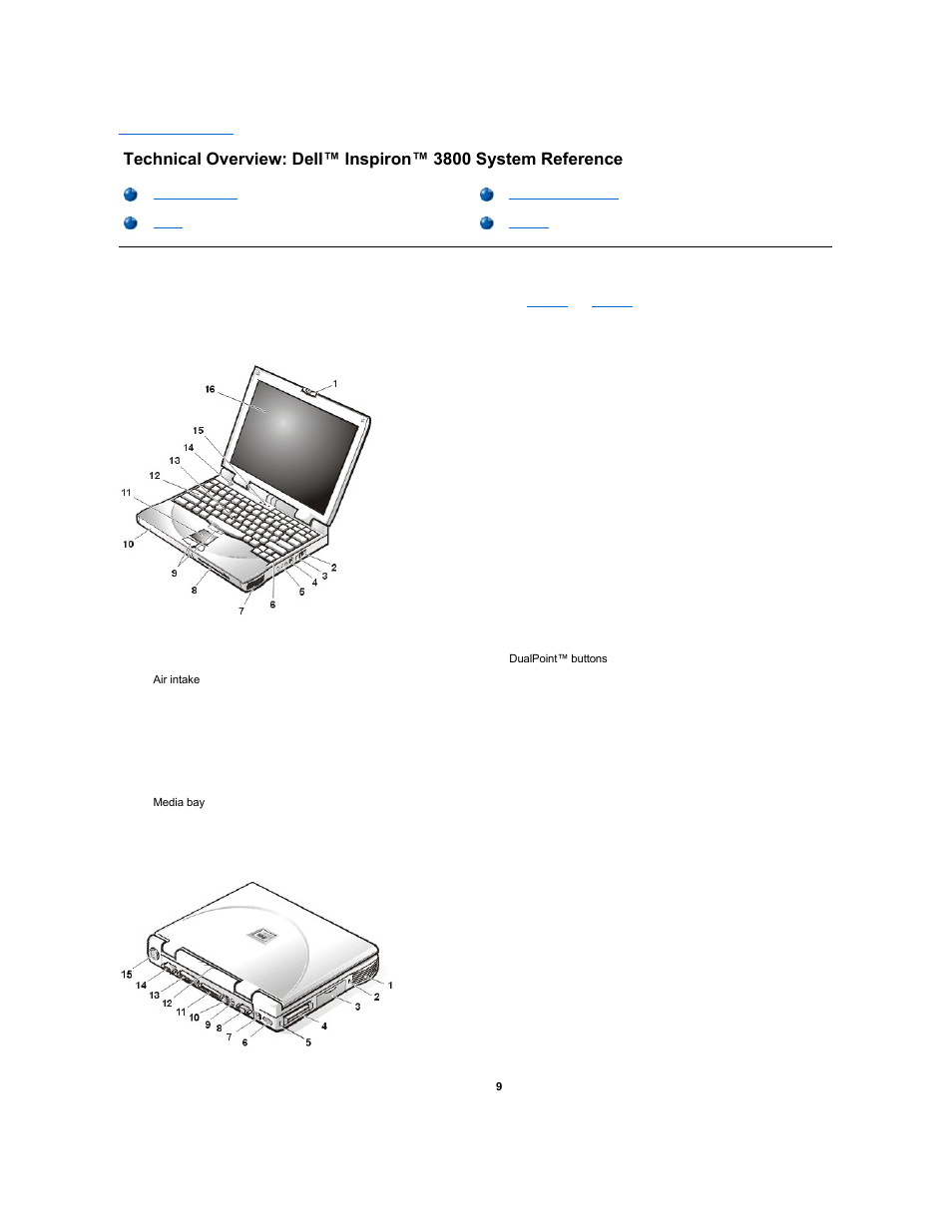 Dell Inspiron 3800 User Manual | Page 15 / 93