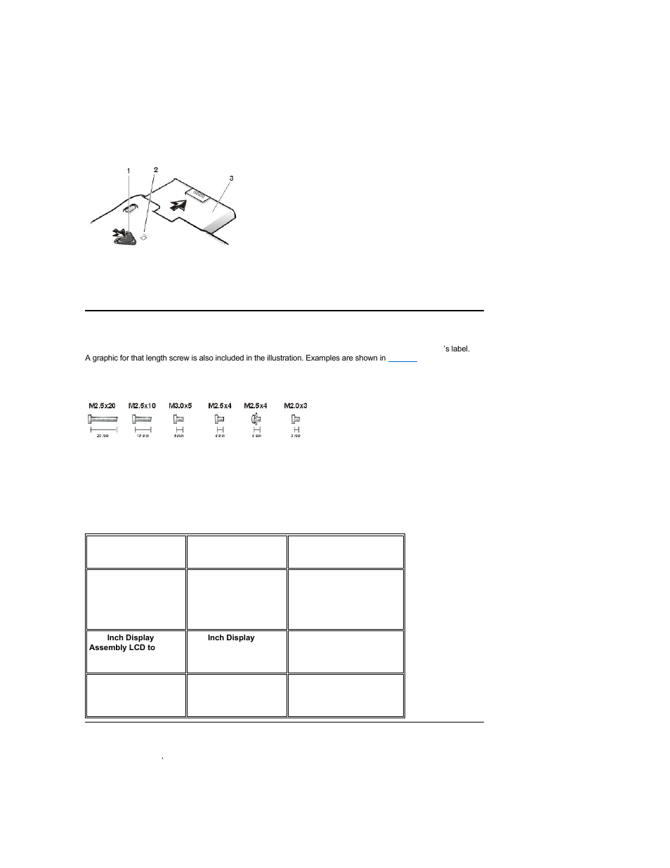 Screw identification and tightening, Zif connectors | Dell Inspiron 3800 User Manual | Page 47 / 93