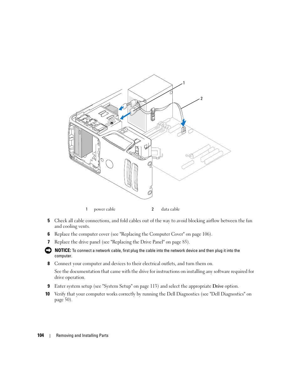 Dell Dimension E520 User Manual | Page 104 / 162