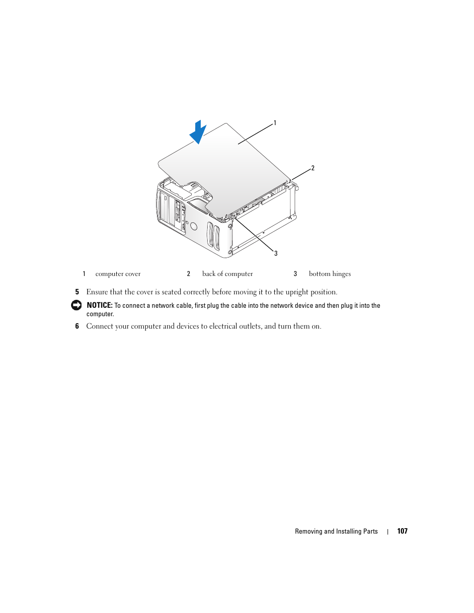 Dell Dimension E520 User Manual | Page 107 / 162