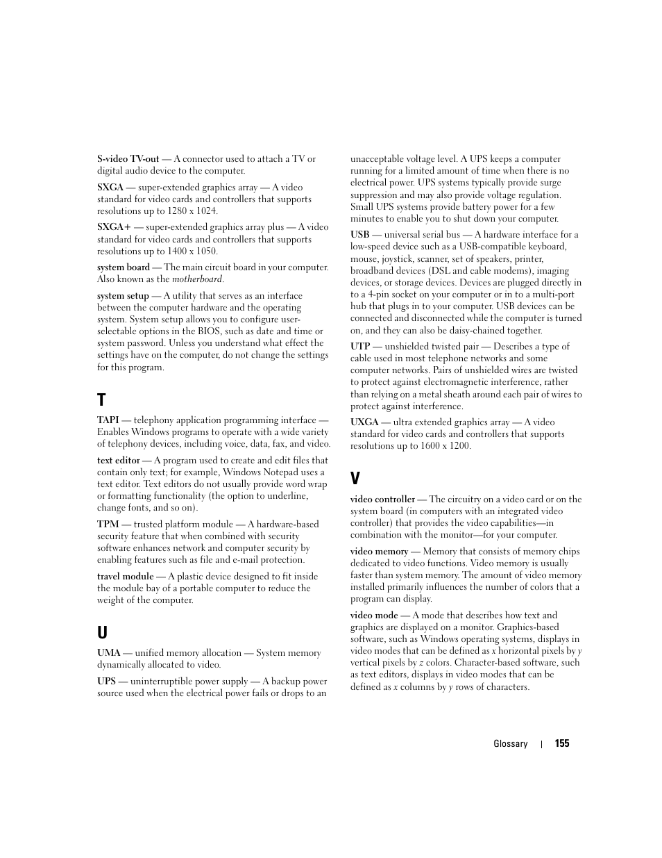 Dell Dimension E520 User Manual | Page 155 / 162