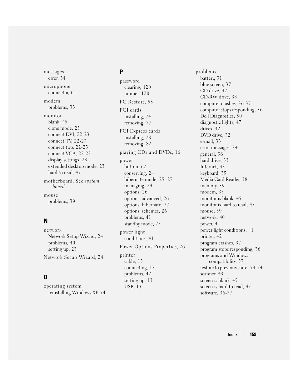 Dell Dimension E520 User Manual | Page 159 / 162