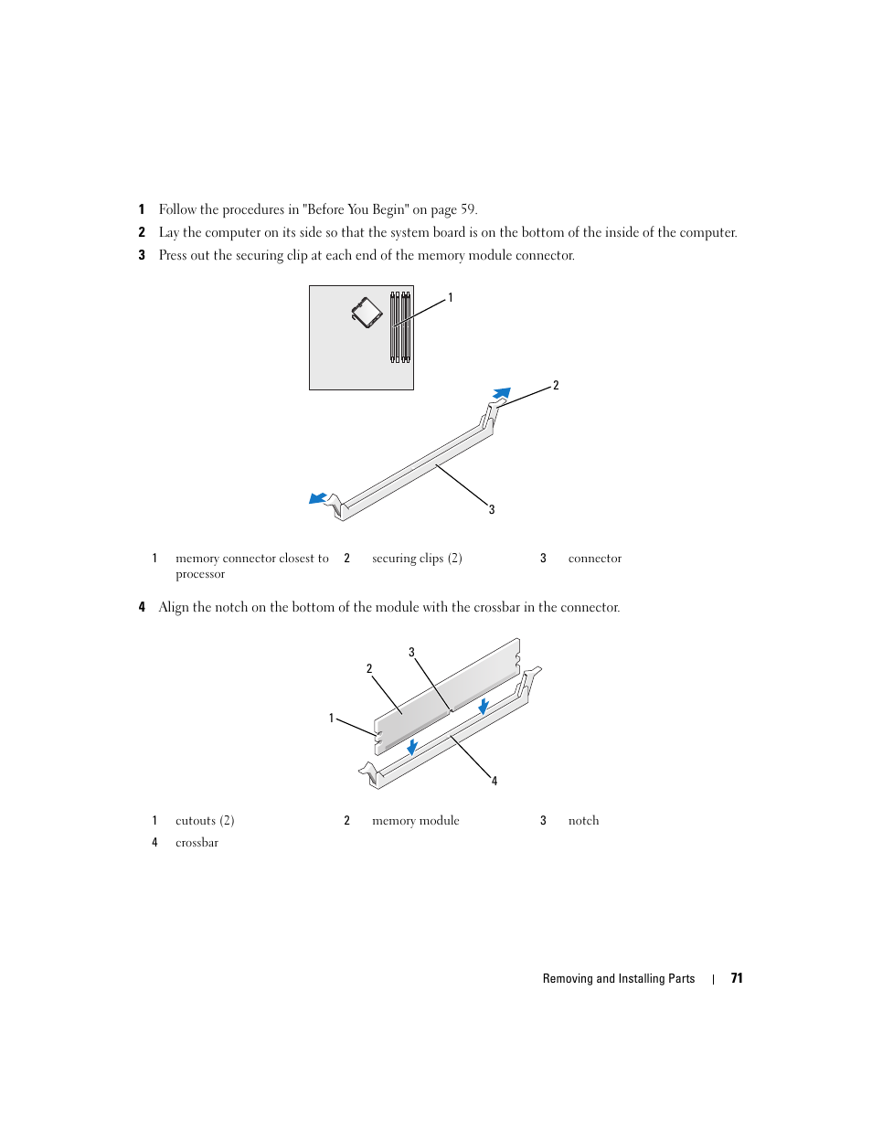 Dell Dimension E520 User Manual | Page 71 / 162