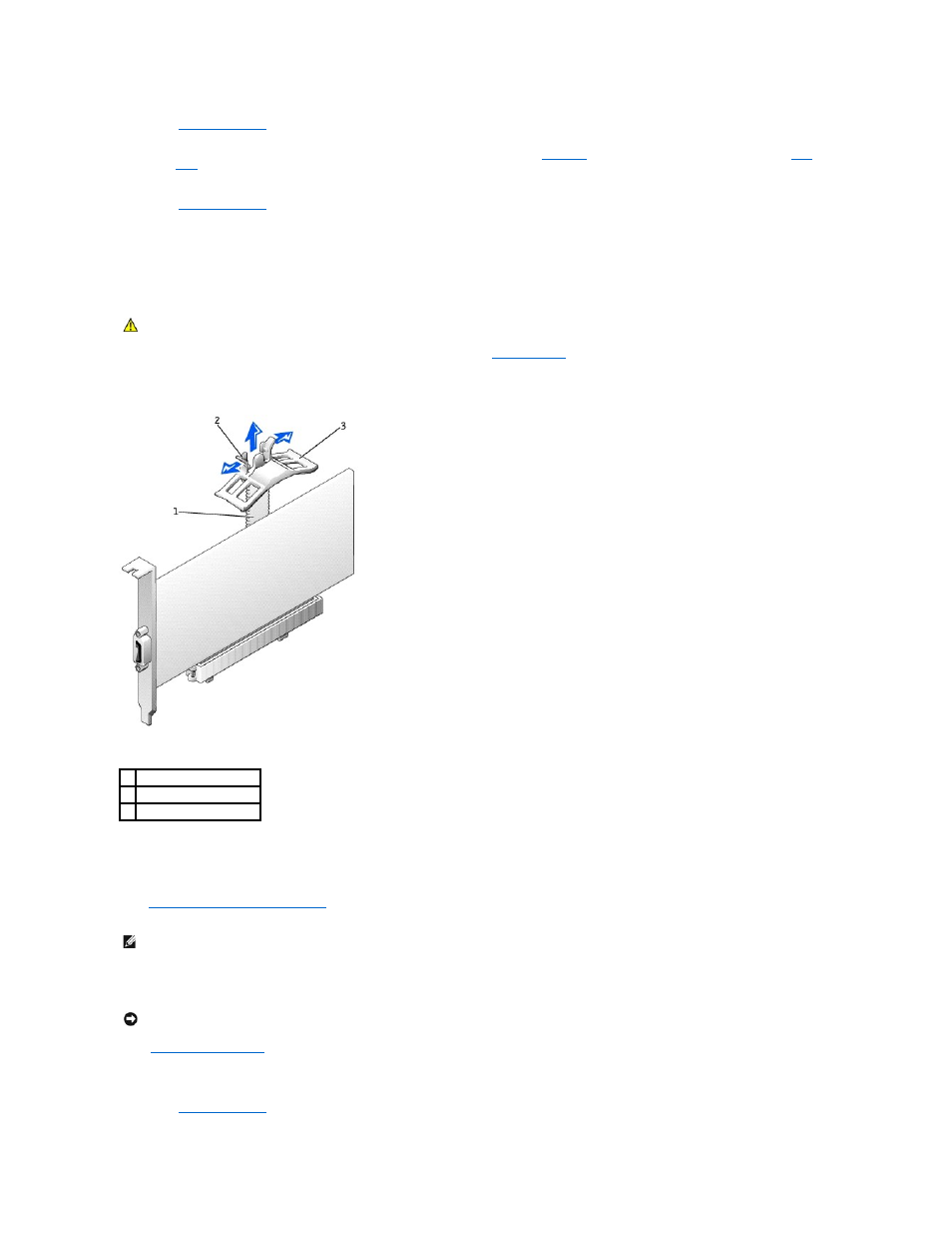 Removing a card | Dell Precision 650 User Manual | Page 31 / 155