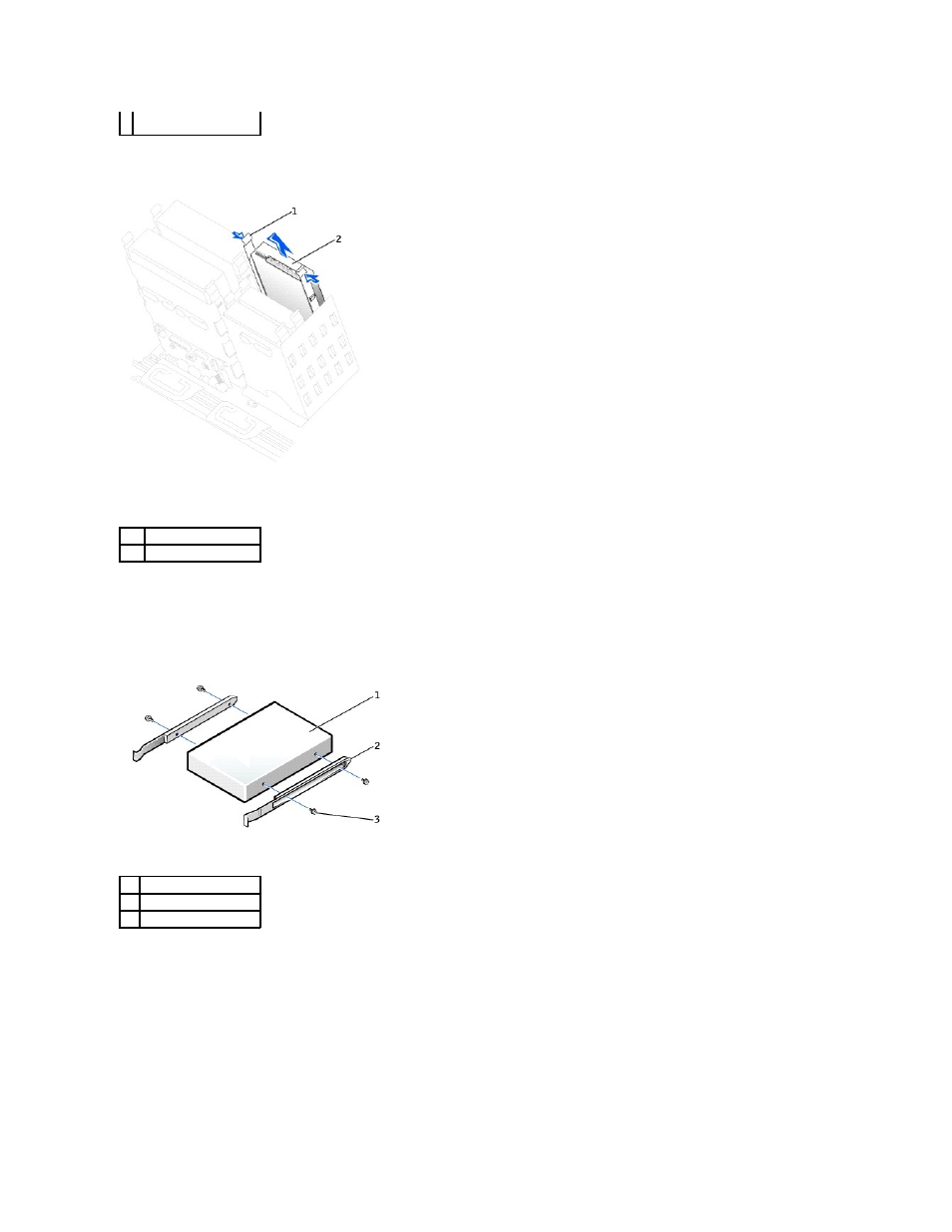 Installing a floppy drive | Dell Precision 650 User Manual | Page 58 / 155