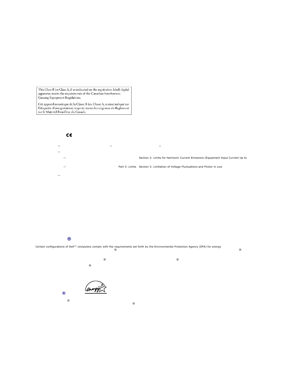 Ic notice (canada only), Ce notice (european union), Energy star® compliance | Dell Precision 650 User Manual | Page 65 / 155