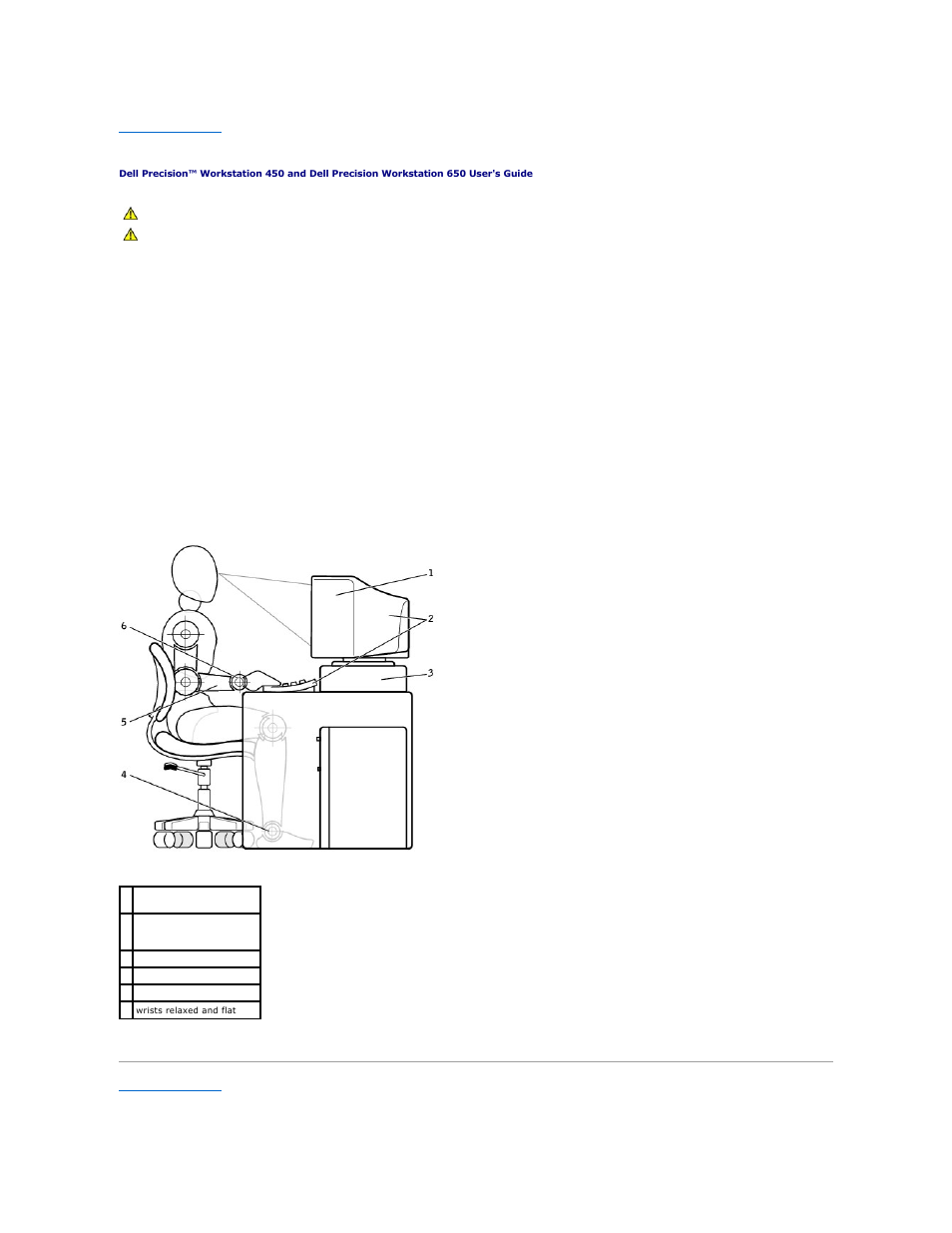 Ergonomic computing habits | Dell Precision 650 User Manual | Page 70 / 155