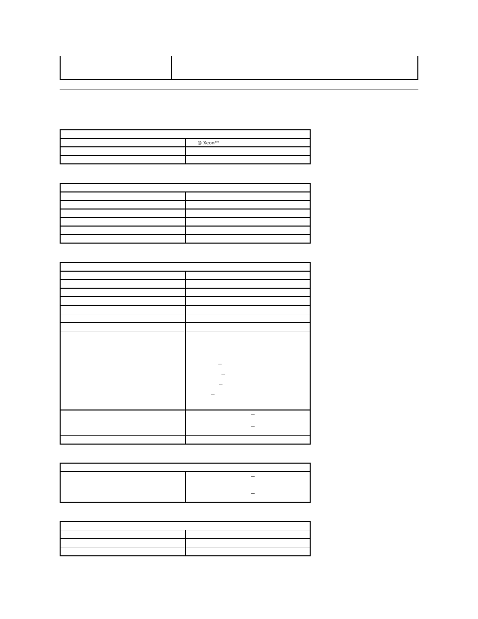 Specifications | Dell Precision 650 User Manual | Page 85 / 155