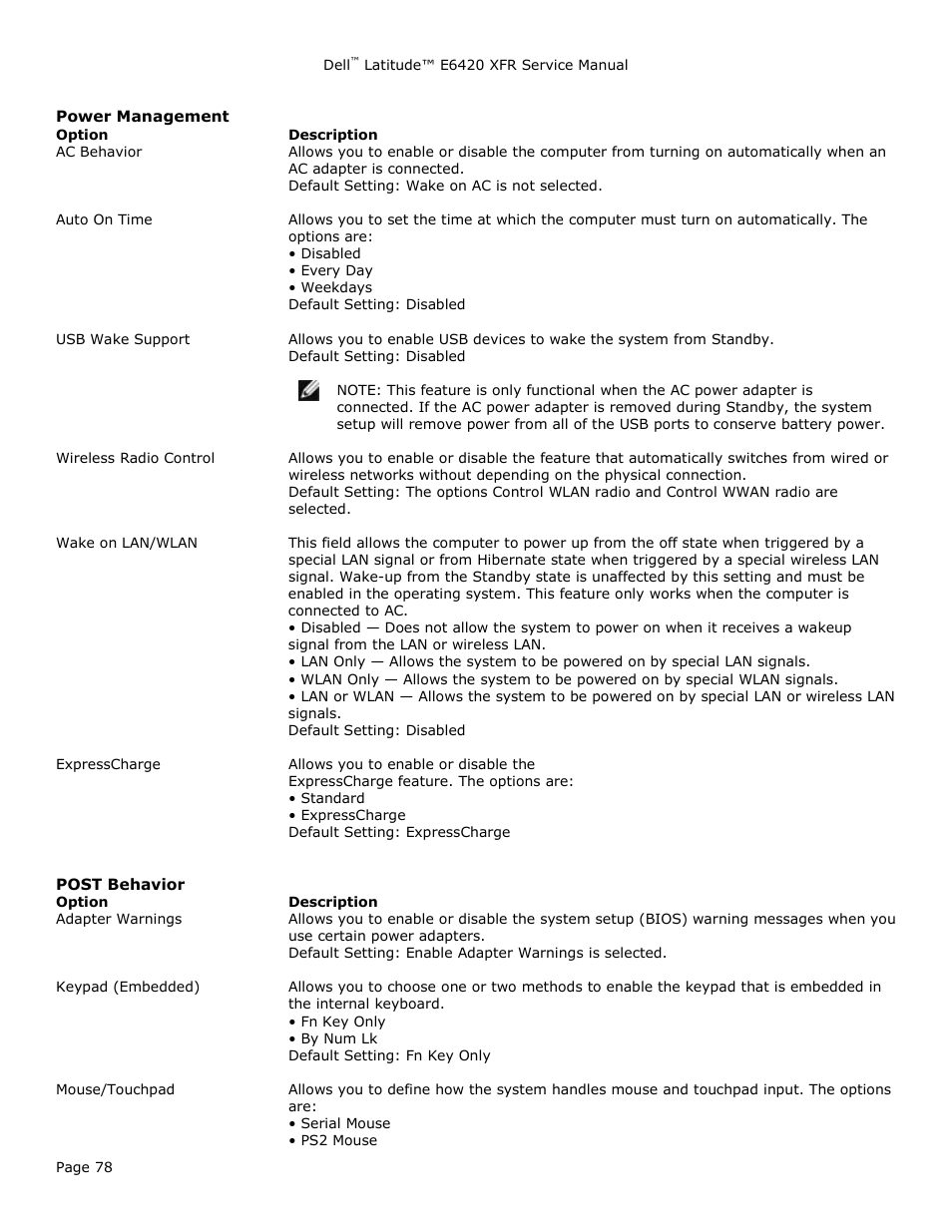Dell Latitude E6420 XFR (Early 2011) User Manual | Page 78 / 81