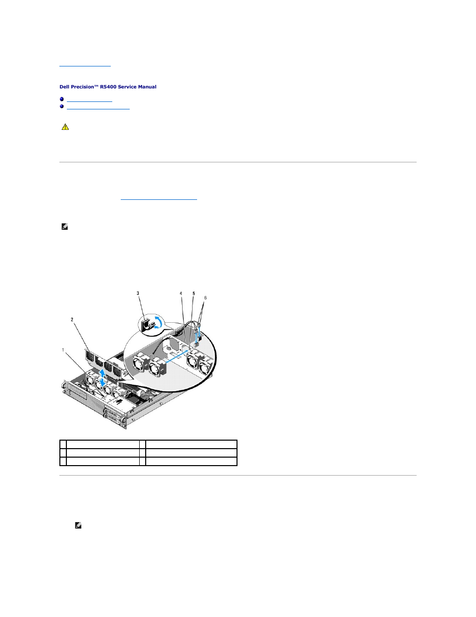 Cooling fans, Removing a fan pair, Replacing a cooling fan pair | Dell Precision R5400 (Mid 2008) User Manual | Page 16 / 64