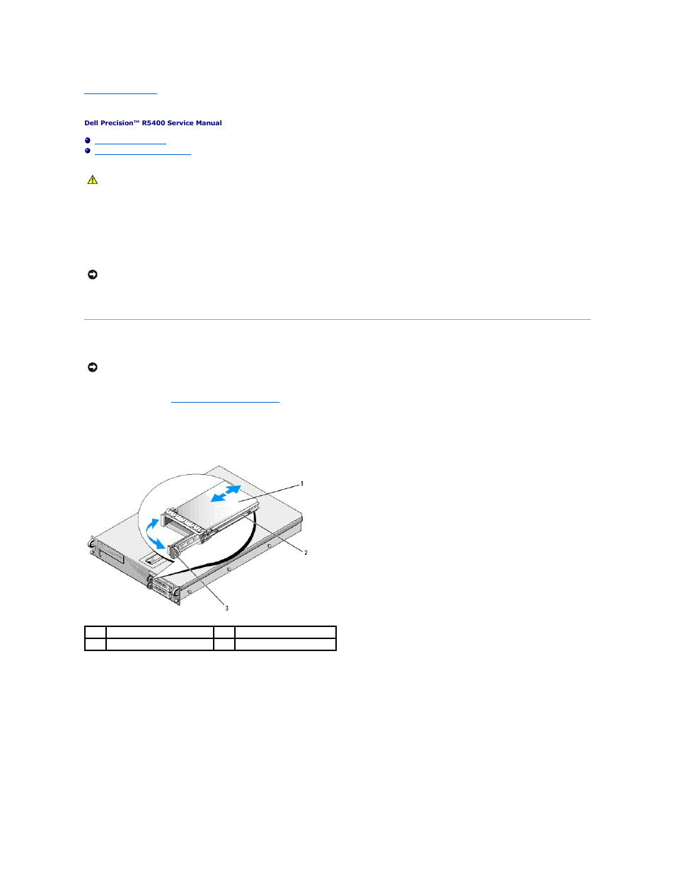 Hard drives, Replacing a hard drive | Dell Precision R5400 (Mid 2008) User Manual | Page 19 / 64