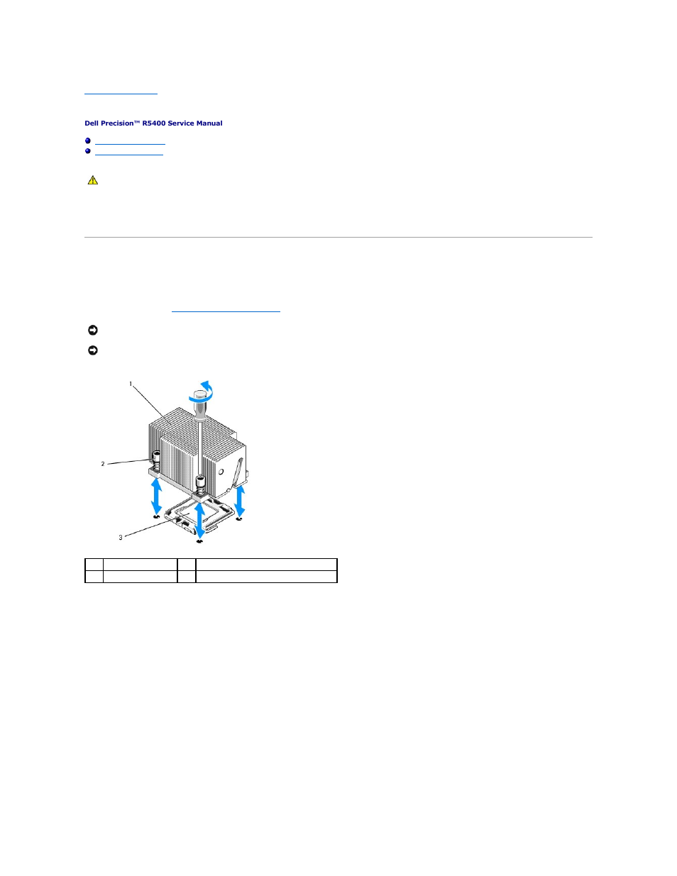 Processors, Removing a processor | Dell Precision R5400 (Mid 2008) User Manual | Page 32 / 64