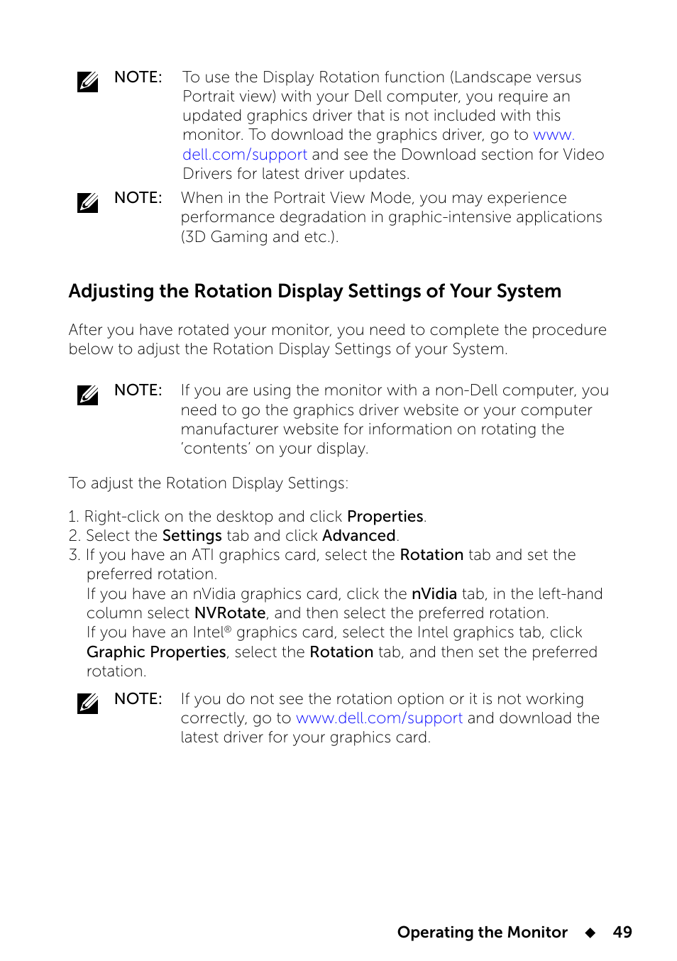 Dell UP2414Q Monitor User Manual | Page 49 / 74