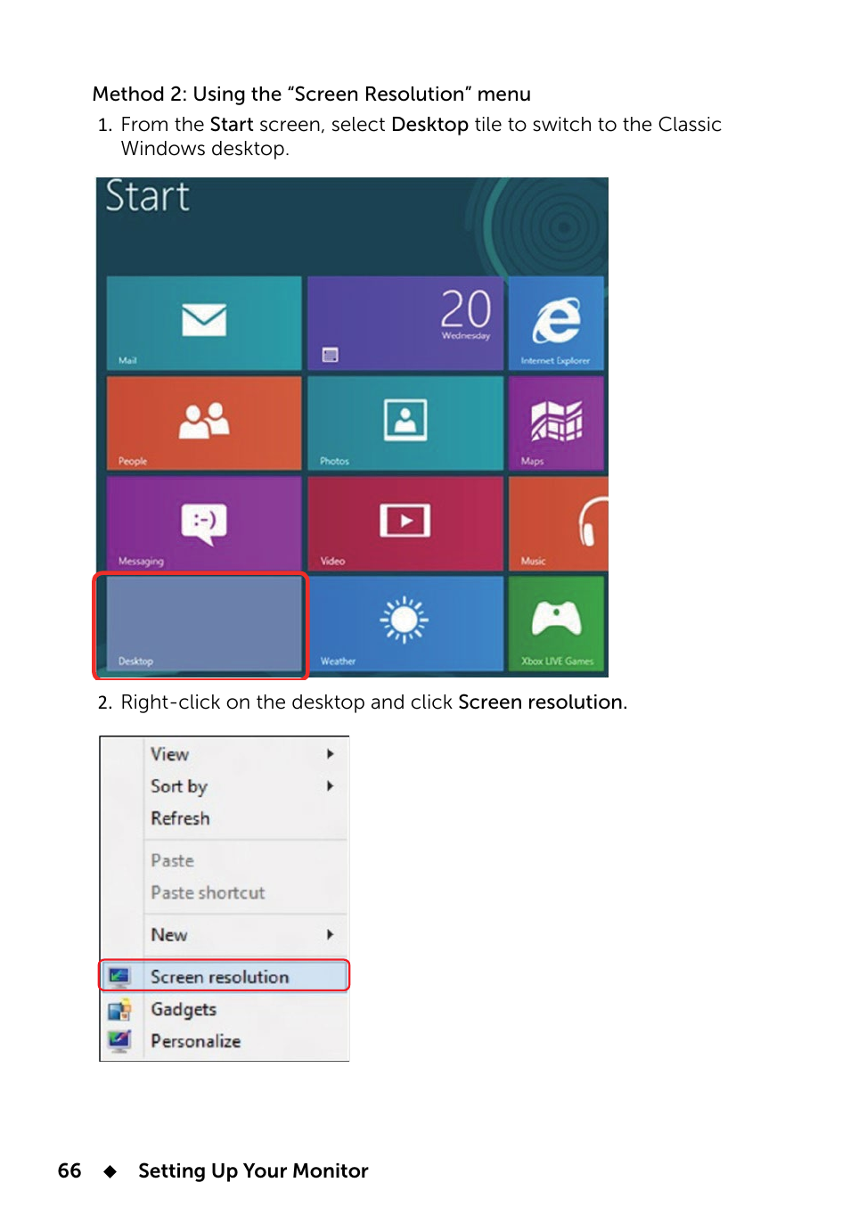Dell UP2414Q Monitor User Manual | Page 66 / 74