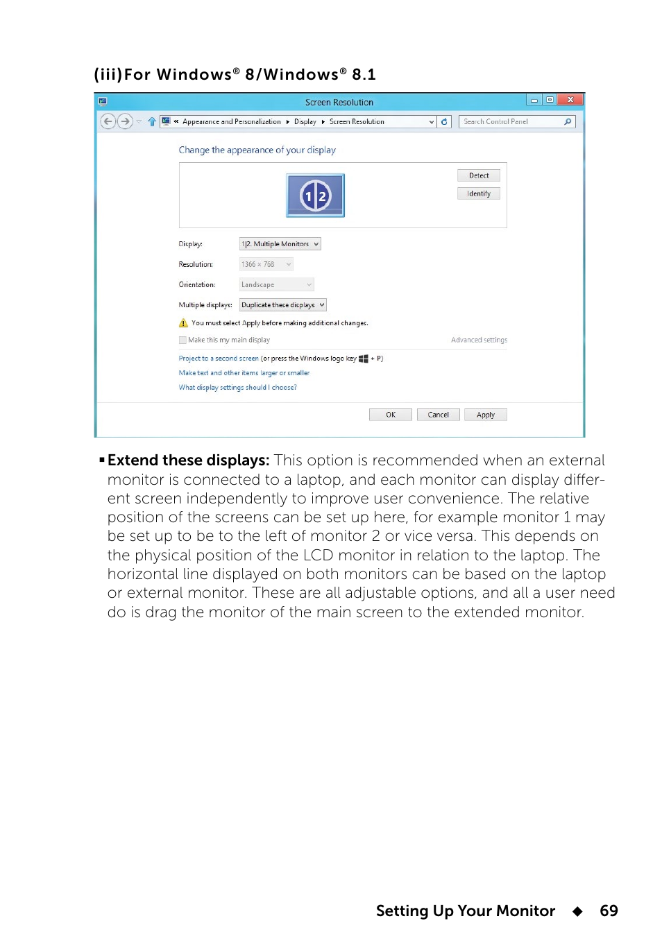 Iii) | Dell UP2414Q Monitor User Manual | Page 69 / 74