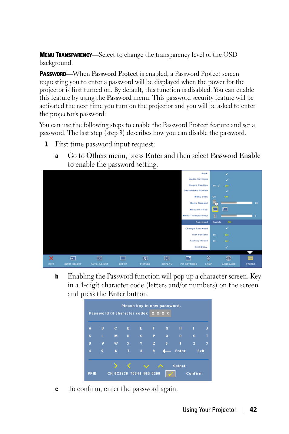 Dell 7609WU Projector User Manual | Page 42 / 62