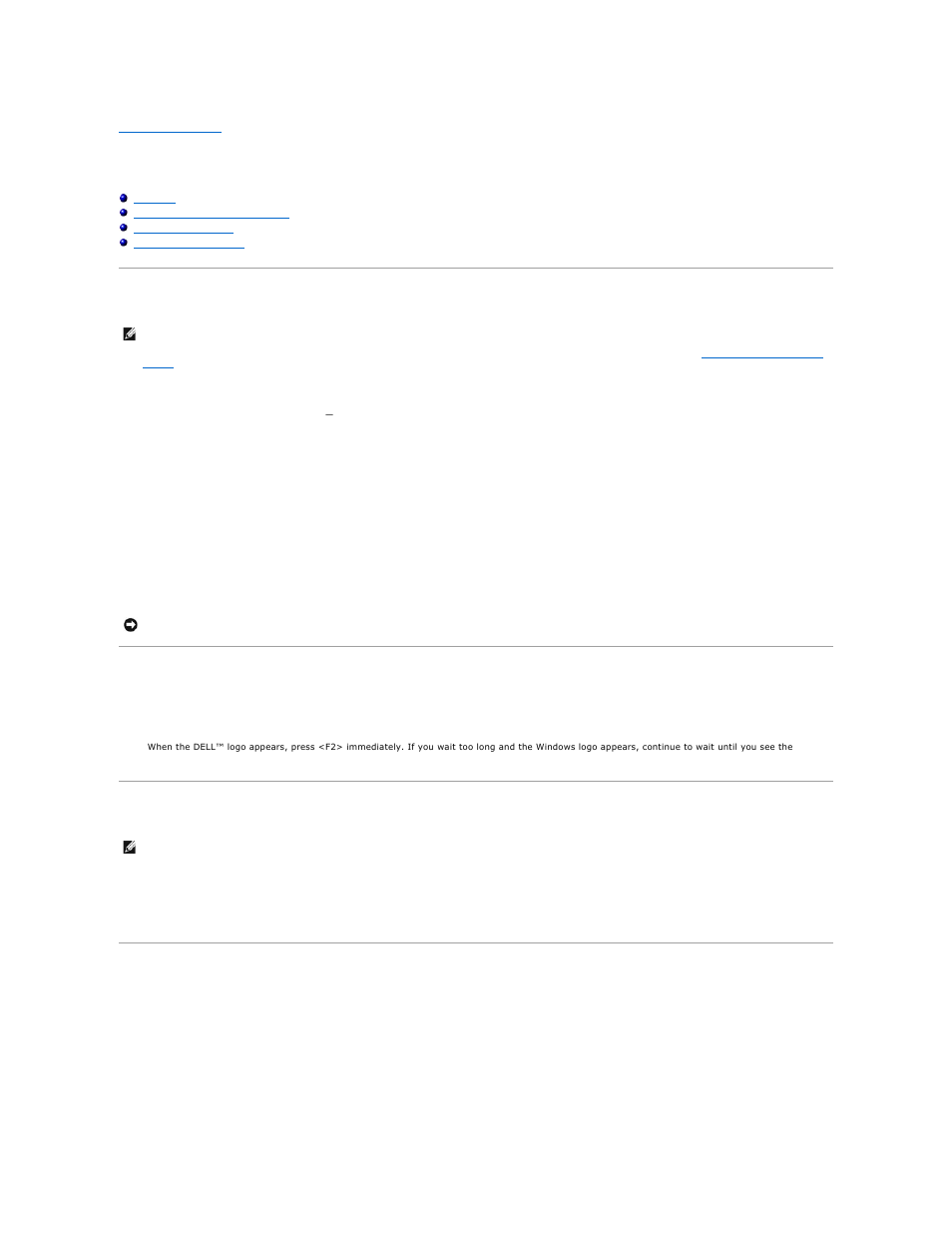 System setup program, Overview, Viewing the system setup screens | System setup screens, Commonly used settings, Changing the boot sequence | Dell Precision M65 User Manual | Page 71 / 100