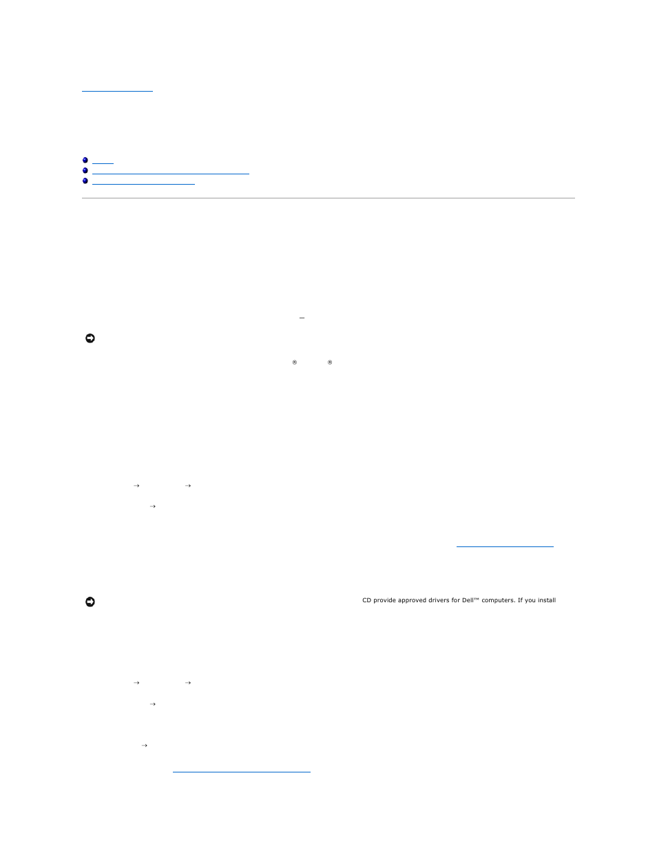 Reinstalling software, Drivers, What is a driver | Identifying drivers, Reinstalling drivers and utilities | Dell Precision M65 User Manual | Page 74 / 100