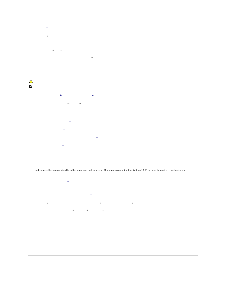 E-mail, modem, and internet problems, Error messages | Dell Precision M65 User Manual | Page 88 / 100