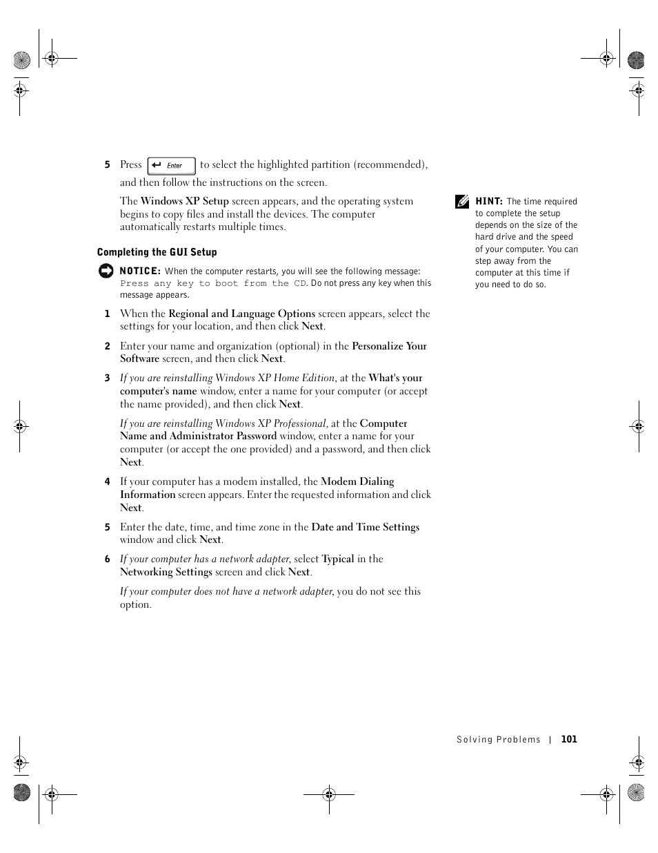 Dell Inspiron 8200 User Manual | Page 101 / 162