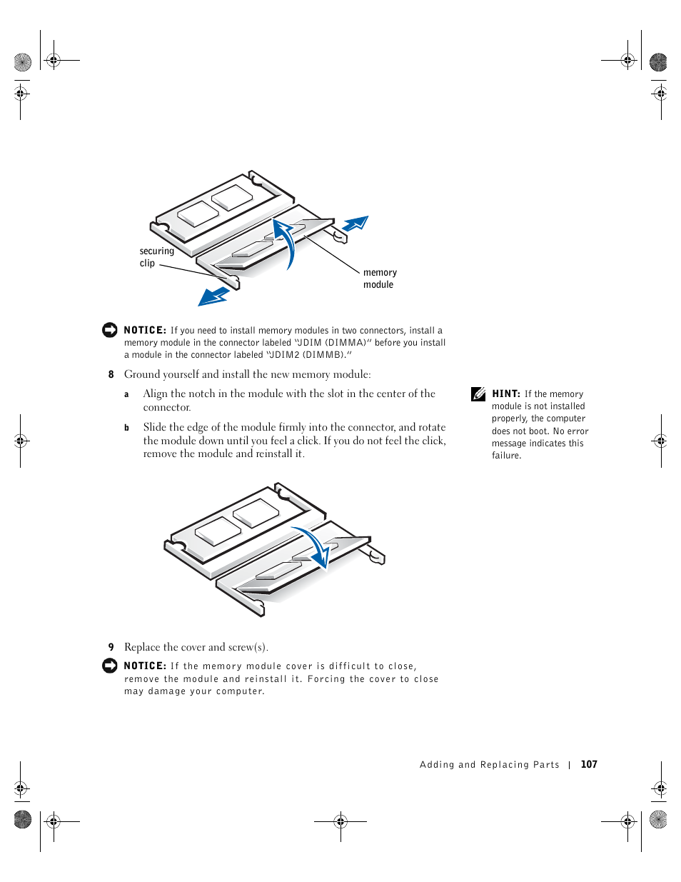 Dell Inspiron 8200 User Manual | Page 107 / 162