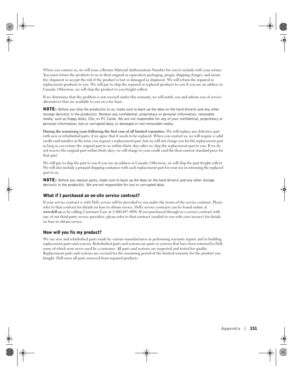 Dell Inspiron 8200 User Manual | Page 151 / 162