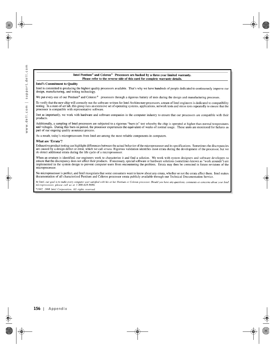 Dell Inspiron 8200 User Manual | Page 156 / 162