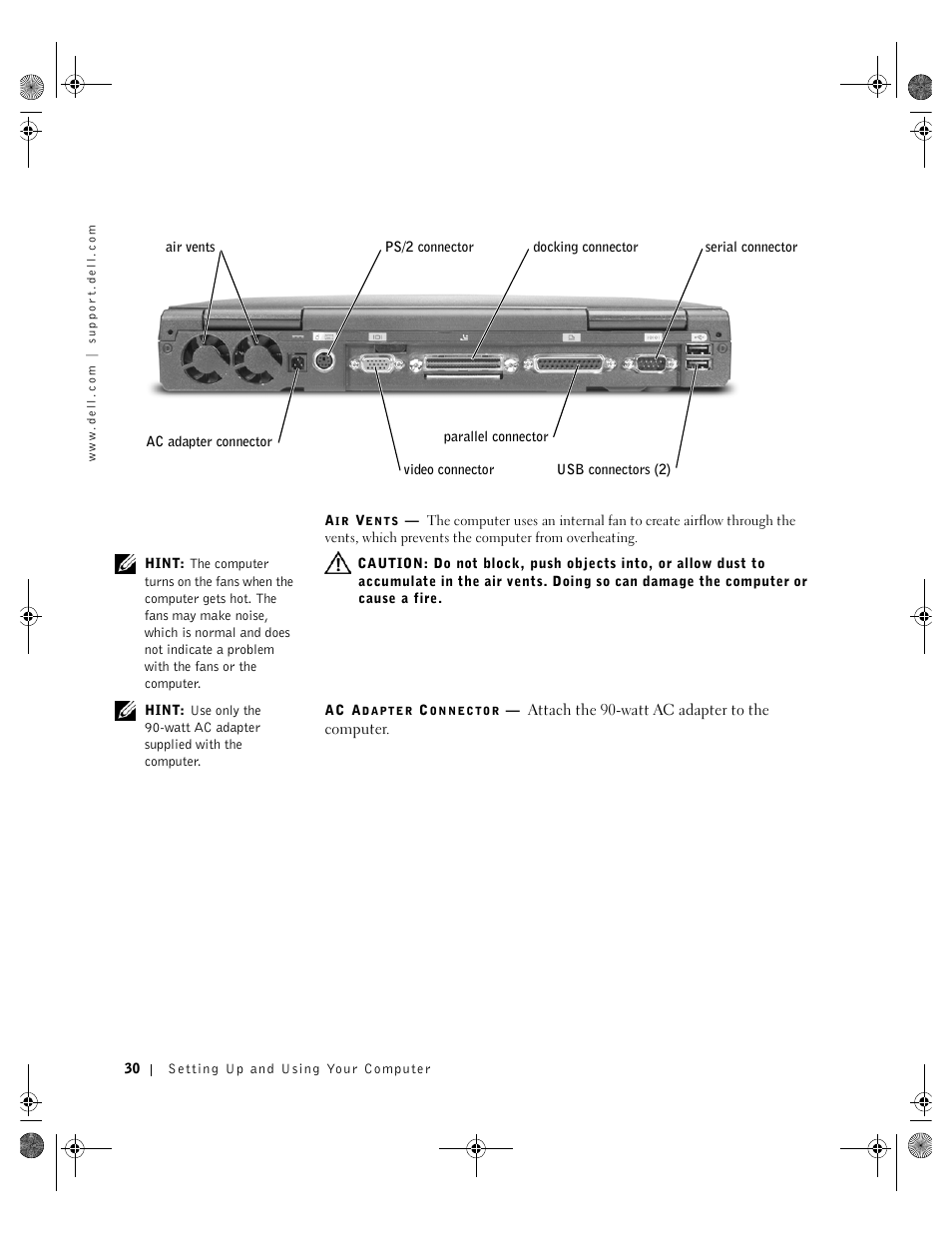 Dell Inspiron 8200 User Manual | Page 30 / 162
